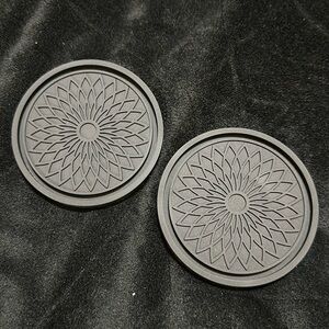 Black Dahlia Car Coasters